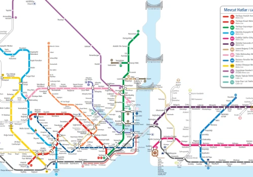 istanbul subway map